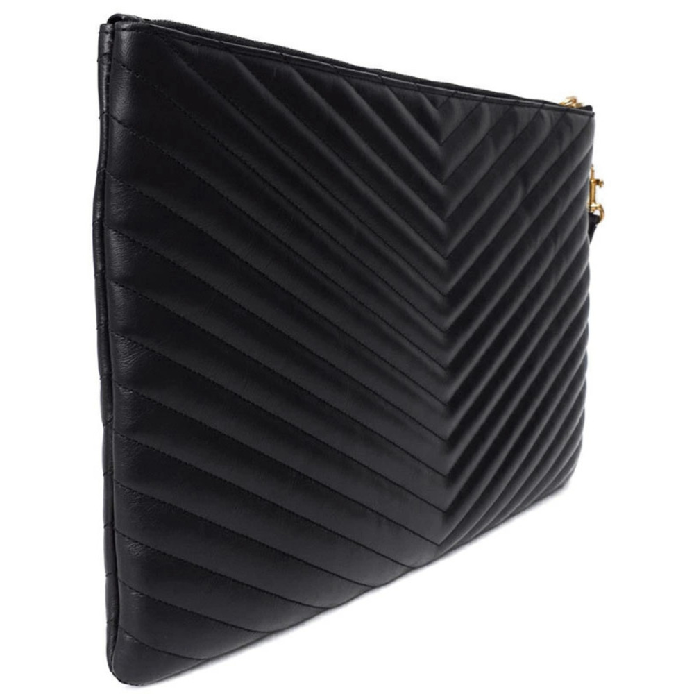SAINT LAURENT Paris Saint Paris Monogram Document Holder Clutch Bag - Picture 2 of 9